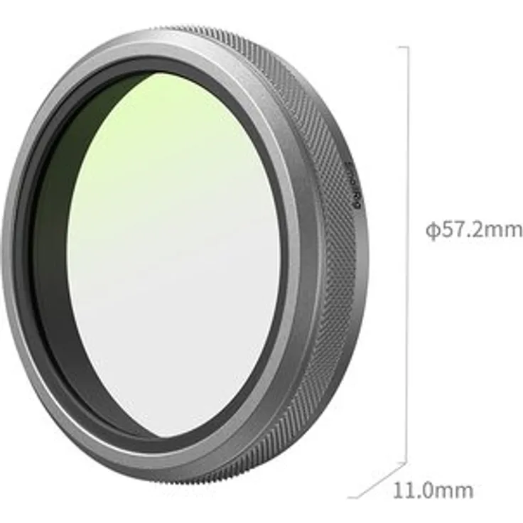 SmallRig 5853 UV-Filter für FUJIFILM X100VI / X100V, silbern, Objektivschutz mit optischer Leistungsbewahrung