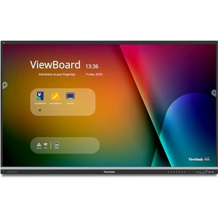 ViewSonic ViewBoard IFP6551, 65" interaktives 4K-Display mit 50-Punkt-Touch-Technologie, EDLA-zertifiziert