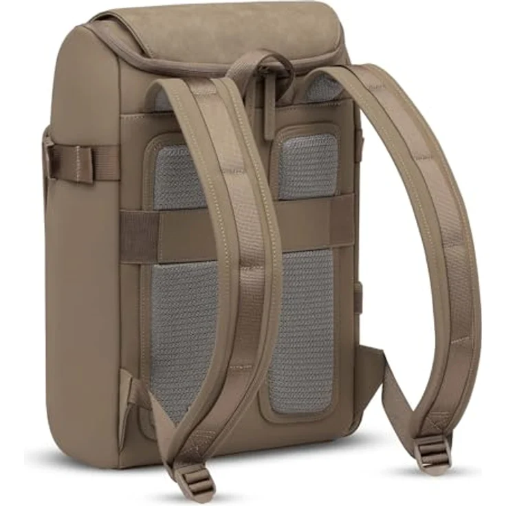 Kapten & Son Bali Medium Backpack, Laptoprucksack mit gepolstertem Laptopfach für Geräte bis 24,5 x 30 cm, wasserabweisend, 18L, Walnut braun – Bild 3