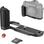 SMALLRIG X-T50 Handgriff, L-förmiger Silikongriff für FUJIFILM X-T50 Kamera, integrierte Schnellwechselplatte für Arca, mit Auslöser und Blitzschuhabdeckung, Schwarz