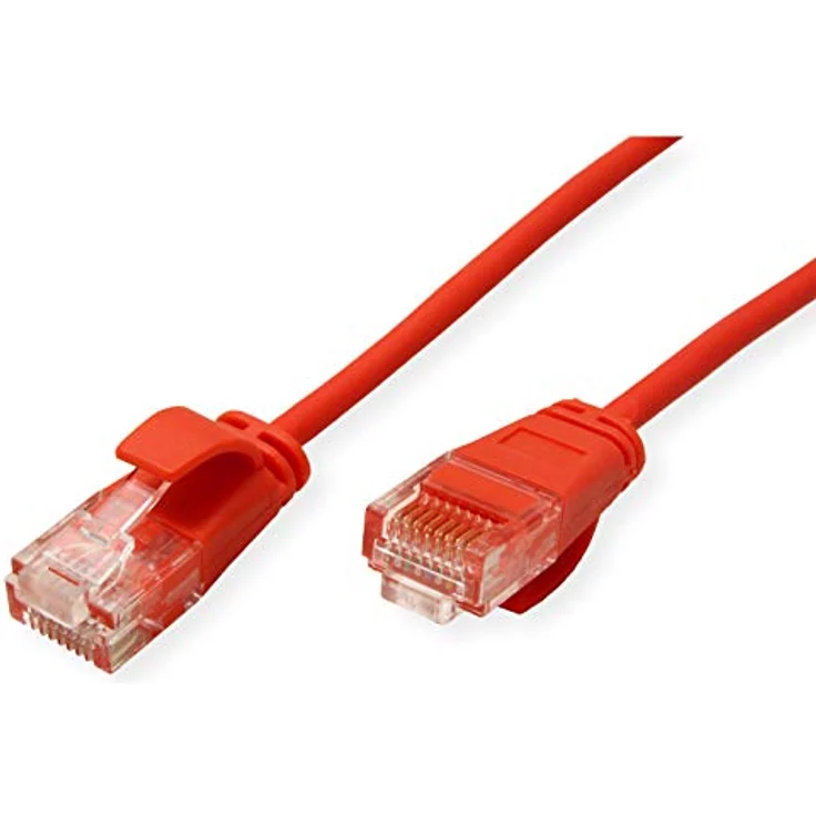 Roline 21.15.3914 RJ45 Netzwerkkabel, Patchkabel CAT 6a U/UTP 1.50m Rot 1St. – Bild 2