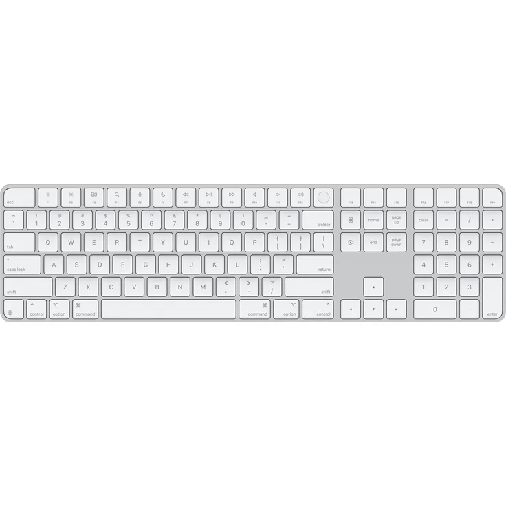 Apple Magic Keyboard with Touch ID and Numeric Keypad for Mac models with silicon, kabellos, Space Grau – Bild 1
