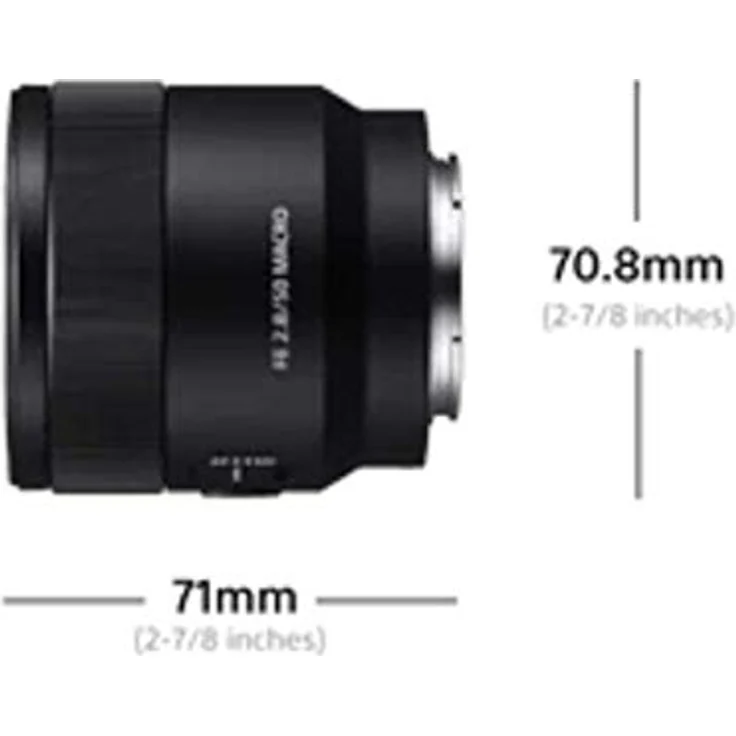 Sony SEL-50M28 Makro Objektiv (Festbrennweite, 50 mm, F2.8, Vollformat, geeignet für A7, A6000, A5100, A5000 und Nex Serien, E-Mount) schwarz – Bild 3