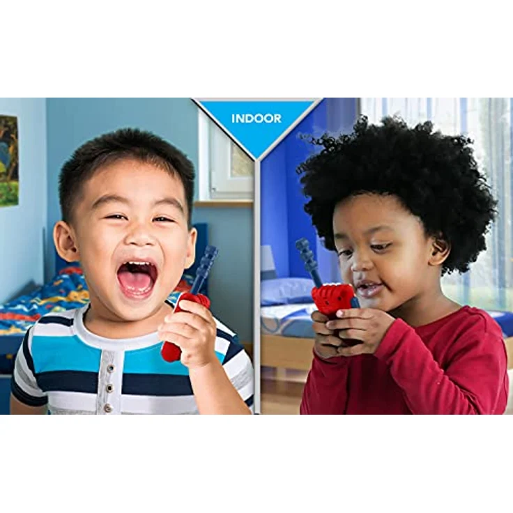 eKids Spidey Walkie-Talkie-Set, Mehrfarbiges Walkie-Talkie für Kinder mit einfachem Bedienungssystem – Bild 5
