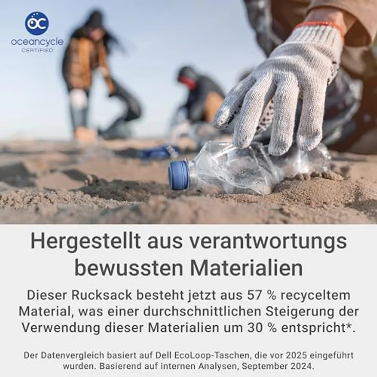 Dell Notebook Rucksack Pro 13-14 Plus, nachhaltiger Rucksack für Laptops bis 35,6 cm (14 Zoll), grau – Bild 6