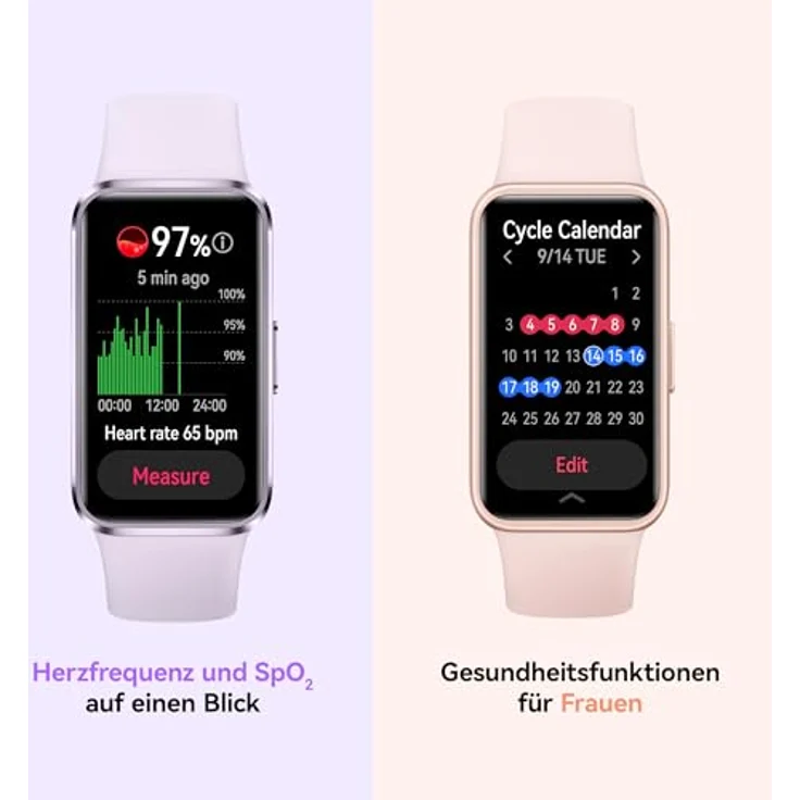 HUAWEI Band 10 Fitnesstracker weiß - AMOLED, Automatische Workout-Erkennung – Bild 8