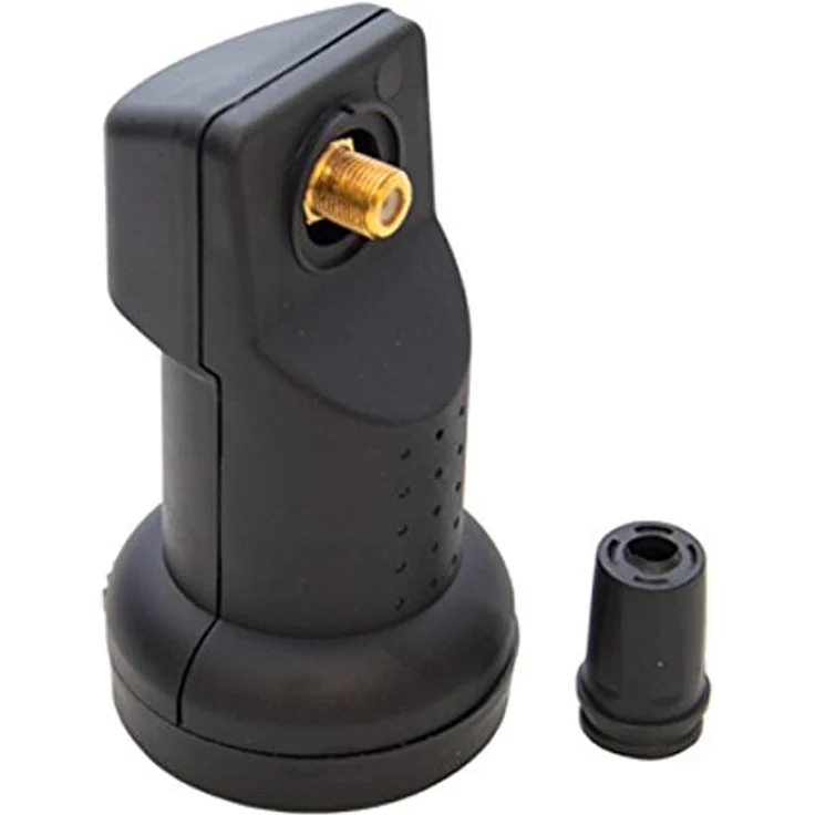 PREMIUM X Camping Satelliten Koffer, Mobil Single LNB mit 10m Kabel, Hellgrau, Dreibein Stativ schwarz, Digital HDTV UltraHD 4K tauglich – Bild 6