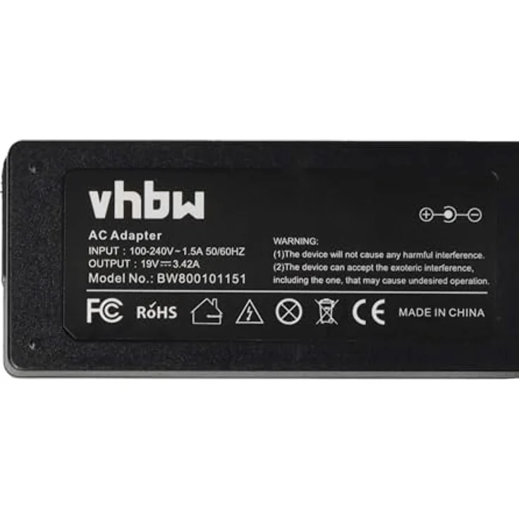 vhbw Ladekabel passend für JBL Xtreme, Xtreme 2, Xtreme Plus & FUGOO XL Bluetooth Lautsprecher Box - (19V, 3.42A, 65W) - Ersatz Ladegerät Netzteil – Bild 6