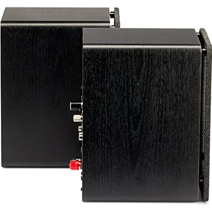 ELAC Kompakt Lautsprecher Debut ConneX DCB41, Boxen für Audiowiedergabe via HDMI, USB, Phono & Bluetooth, exzellenter Klang & hochwertiges Design, 1 Aktivlautsprecher-Set, Schwarz – Bild 3