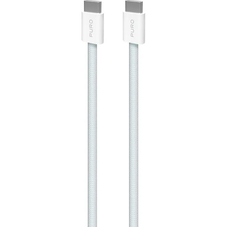 PURO Fabrik USB-C-auf-USB-C-Kabel 1,5 m, 60W Leistung, 480 Mbit/s, blau