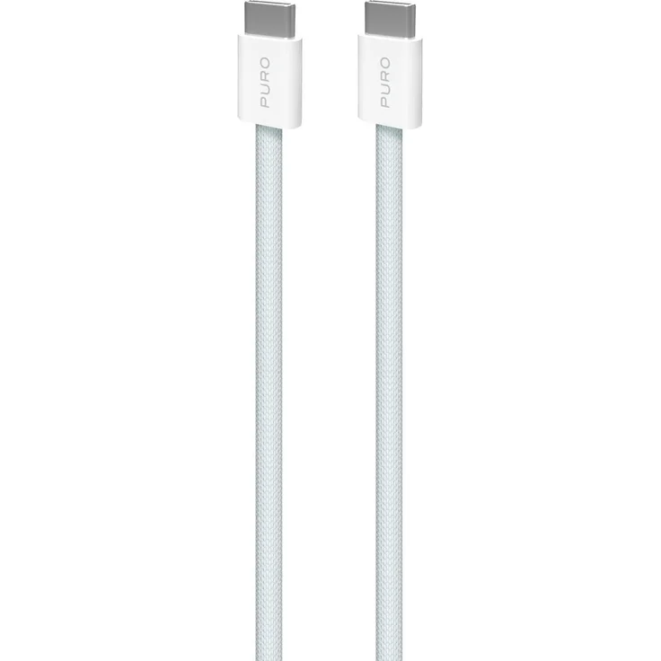 PURO Fabrik USB-C-auf-USB-C-Kabel 1,5 m, 60W Leistung, 480 Mbit/s, blau
