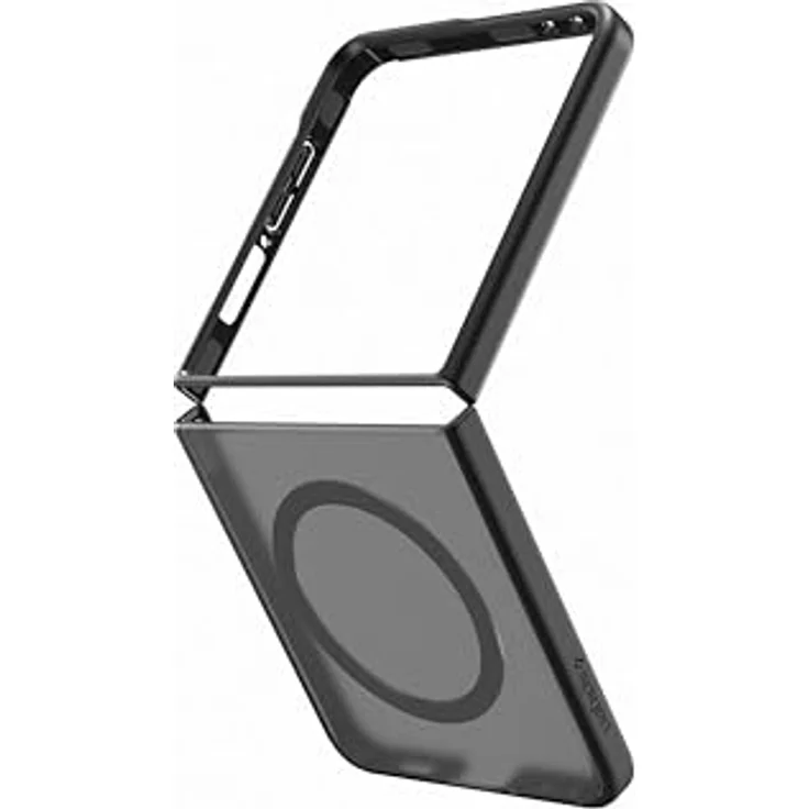 Samsung Spigen Capella Case für Galaxy Z Flip7, semitransparente Hartschale mit Magnet für Gadgets, Qi2-Charger kompatibel, weiche Kante, Frost Black – Bild 2