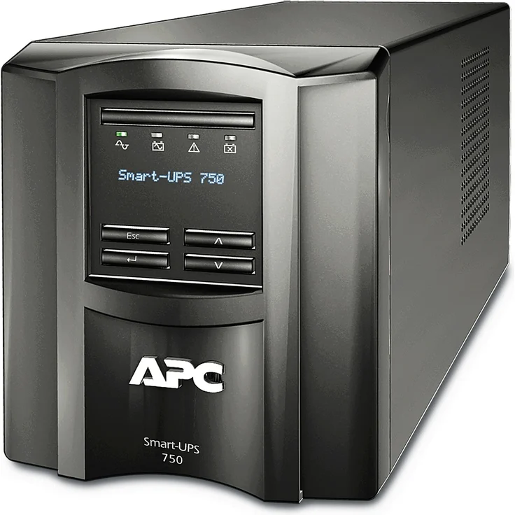 APC Smart-UPS 750VA, Line Interactive USV, Tower, 230V, 6x IEC C13, SmartConnect Port, AVR, LCD