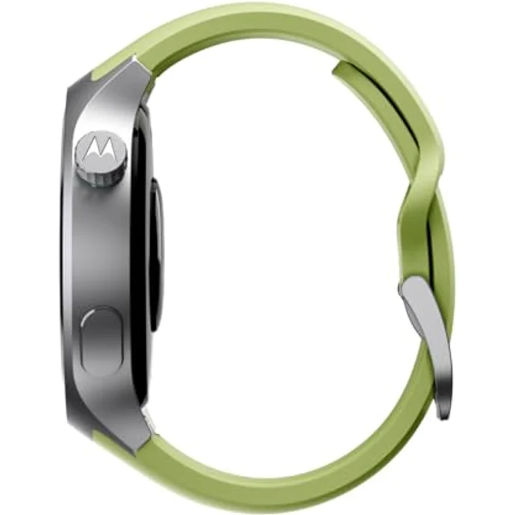 Motorola Watch 2, Smartwatch mit 47 mm Edelstahlrahmen, Dual-Frequenz-GPS, silber, bis zu 13 Tage Akkulaufzeit – Bild 6