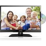 Lenco DVBT2 Fernseher DVL-1662BK 16 Zoll (40 cm) mit DVD-Player und 12 Volt Kfz-Adapter, Schwarz