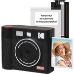 KODAK Cam Mini Shot 4 ERA Black 4x4, Sofortbildkamera mit MS400B