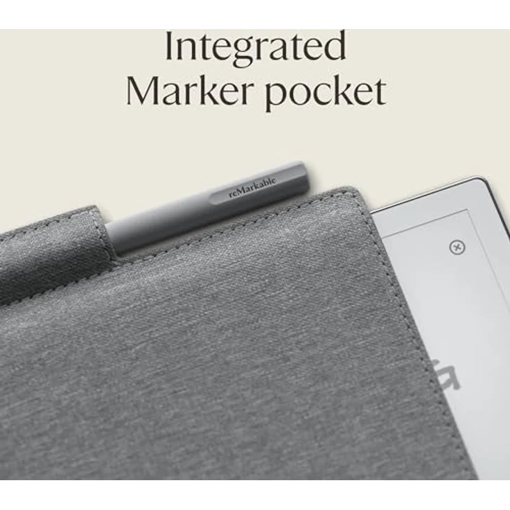 reMarkable RM310 (Remarkable 2), Tablet Hülle aus hochwertigem Material, Grau – Bild 2
