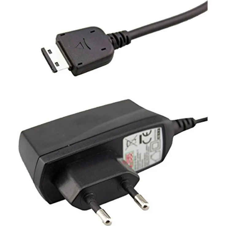 caseroxx Ladegerät für Samsung GT-E1190, 220V Adapter mit Datenkabel und Überladungsschutz, 100 cm Kabel Länge – Bild 2