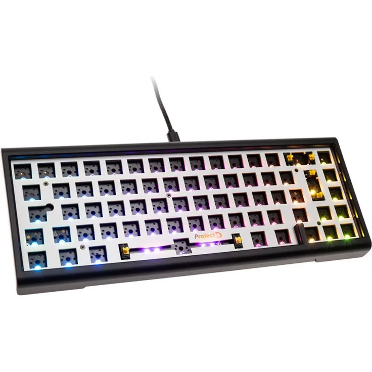 Ducky Tinker 65 Barebone Gaming-Tastatur, RGB in Schwarz