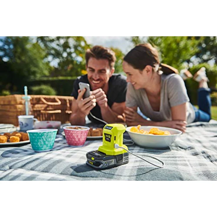 Ryobi 5133004381 USB Adapter (Spannung 18 V, Ladeanschlüsse 1,0 A-2,1 A, ohne Akku und Ladegerät) R18USB-0 - Preisvergleich – Bild 5