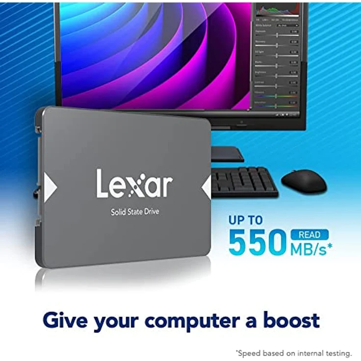 Lexar NS100 2,5'' SATA III (6Gb-s) 512GB Solid-State-Laufwerk – Bild 3