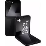 Samsung Galaxy Z Flip7, Falt-Smartphone mit 128GB, 6,7 Zoll AMOLED-Display, Schwarz, Dual-SIM