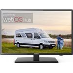 Gelhard GTV1956 LED Smart TV WebOS mit DVD und Bluetooth DVB-S2/C/T2 für 12V u. 230Volt WLAN HD, schwarz