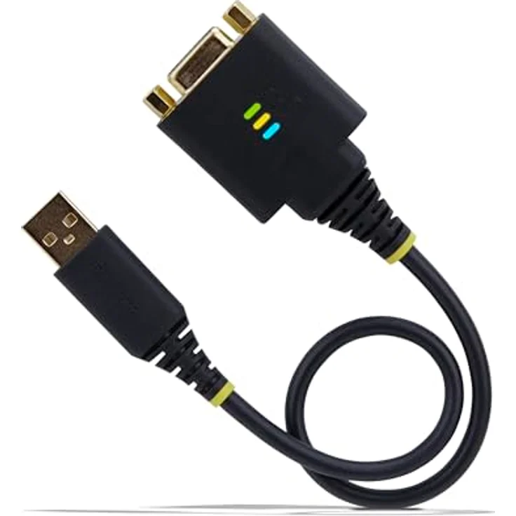 StarTech.com 30cm USB Null Modem Kabel, USB Seriell Adapter mit FTDI Chipsatz, schwarz, unterstützt Windows/macOS/Linux – Bild 7