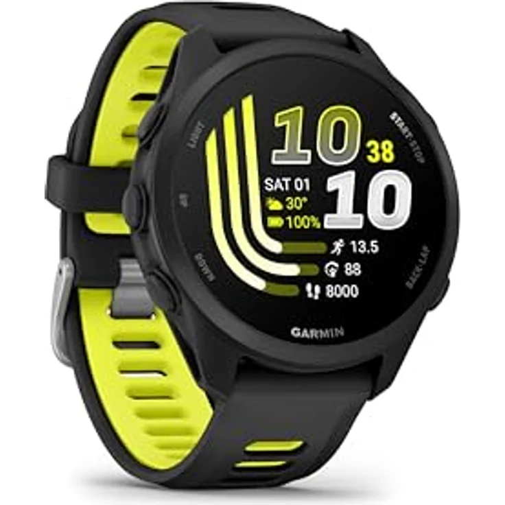 Garmin Forerunner 170 Music, Smartwatch mit 1,2'' AMOLED Touch-Display, GPS und 4 GB Speicher, schwarz – Bild 3