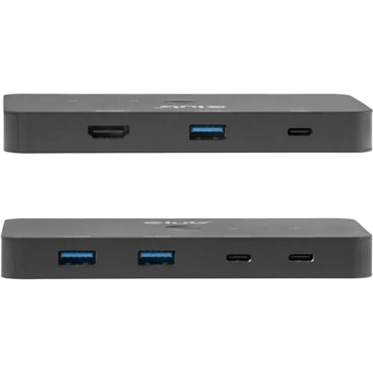 Club 3D KVM Switch 4K60Hz, 2x USB-C zu HDMI, 3x USB, 100W PD, Schwarz – Bild 4