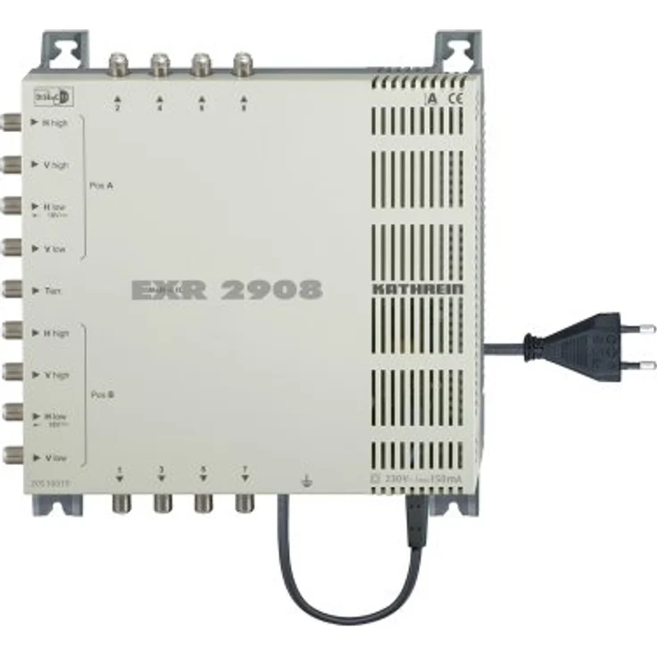 Kathrein EXR 2908 Satelliten-ZF-Vertteilsystem Multischalter (2 Satelliten, 8 Teilnehmeranschlüsse, Klasse A) – Bild 2