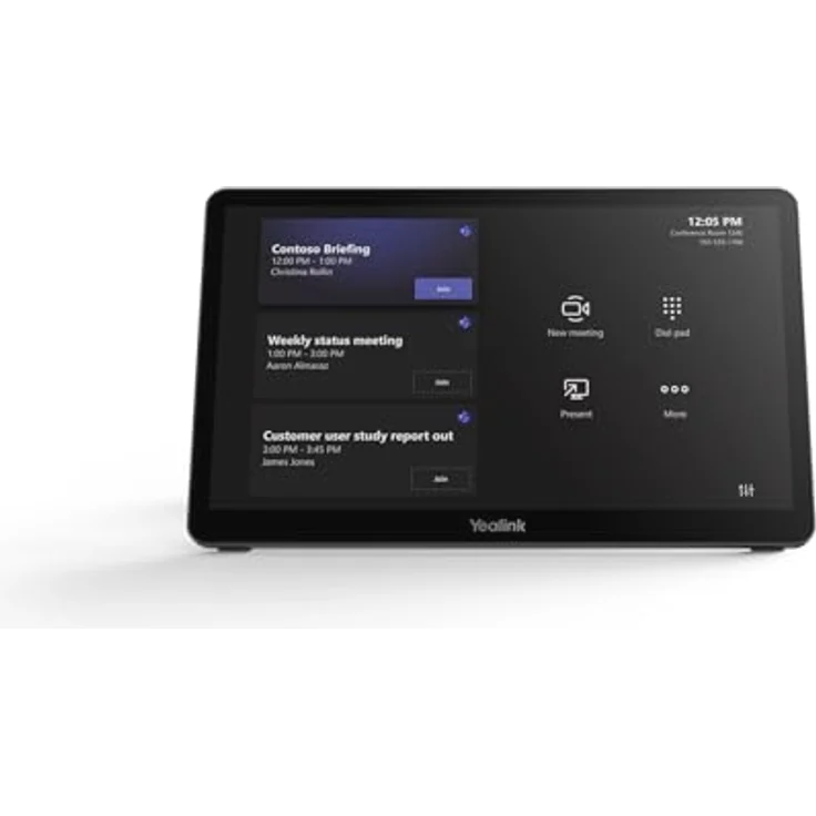 Yealink MTouch Plus-EX Package, 11.6" Full-HD Touch Console für MVC Series Room System, PoE-fähig, schwarz – Bild 2