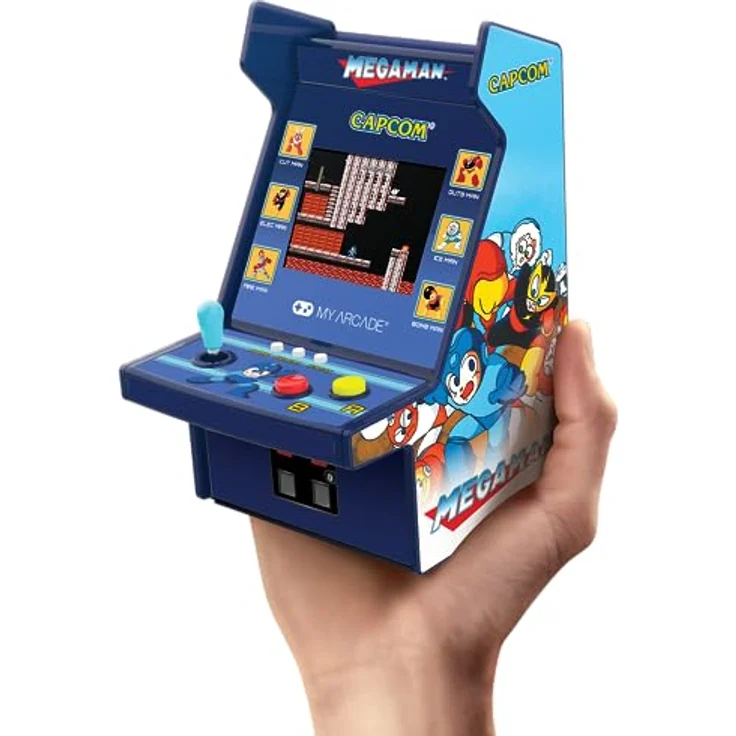 My Arcade MEGA MAN MICRO PLAYER PRO, tragbare Konsole mit 2.75 Zoll Farbdisplay und 6 Mega Man Spielen – Bild 1