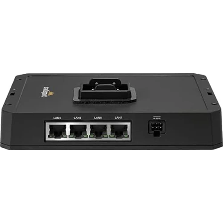 Cradlepoint MB-RX30-MC, Managed Rack-Switch mit 4 Gigabit-Ports und modularem Modem-Slot, Schwarz – Bild 2