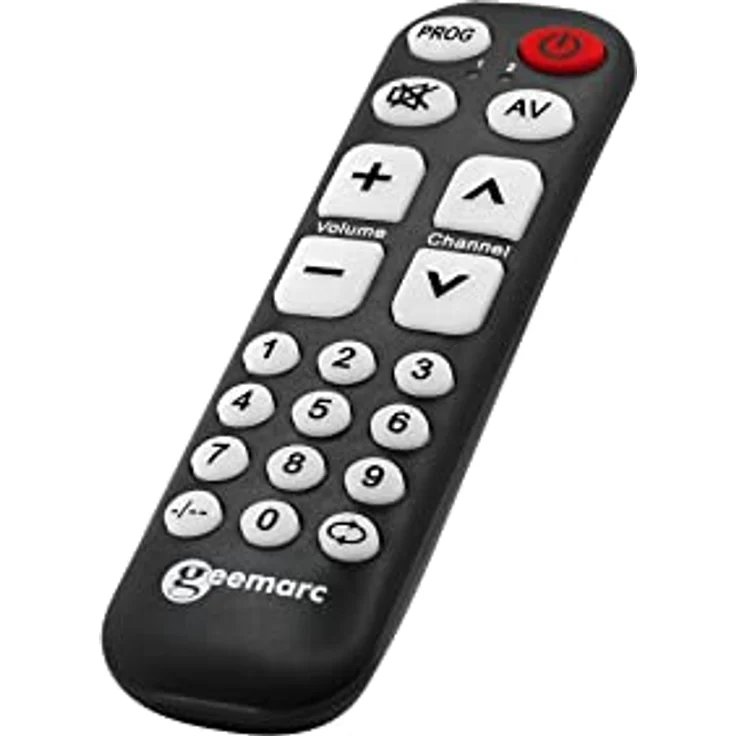 Geemarc TV1 Universal-Fernbedienung mit 19 programmierbaren Tasten für Senioren – benötigt Original-Fernbedienung zum Koppeln – funktioniert mit Infrarot – Bild 2