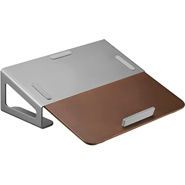mywall Laptop Ständer HT16L, Ergonomische Laptop-Halterung für 11-17 Zoll Laptops, Belüfteter Laptop Ständer-Halter für Laptops, grau