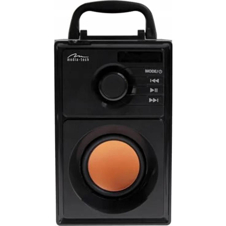 Media-Tech Boombox BT Stereo 15 W Rechteck schwarz Stereo, tragbare Lautsprecher (verkabelt und kabellos, Batterie-Akku, USB, 80 20.000 Hz, Bluetooth, Universal) – Bild 6