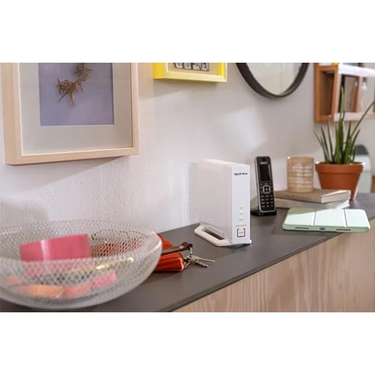 AVM Fritz! Internationales Netz-Set, WiFi 6 Triband mit bis zu 6 Gbit/s (2.400 Mbit/s + 2.400 Mbit/s + 1.200 Mbit/s), 2,5 WAN Gigabit, spanische – Bild 4