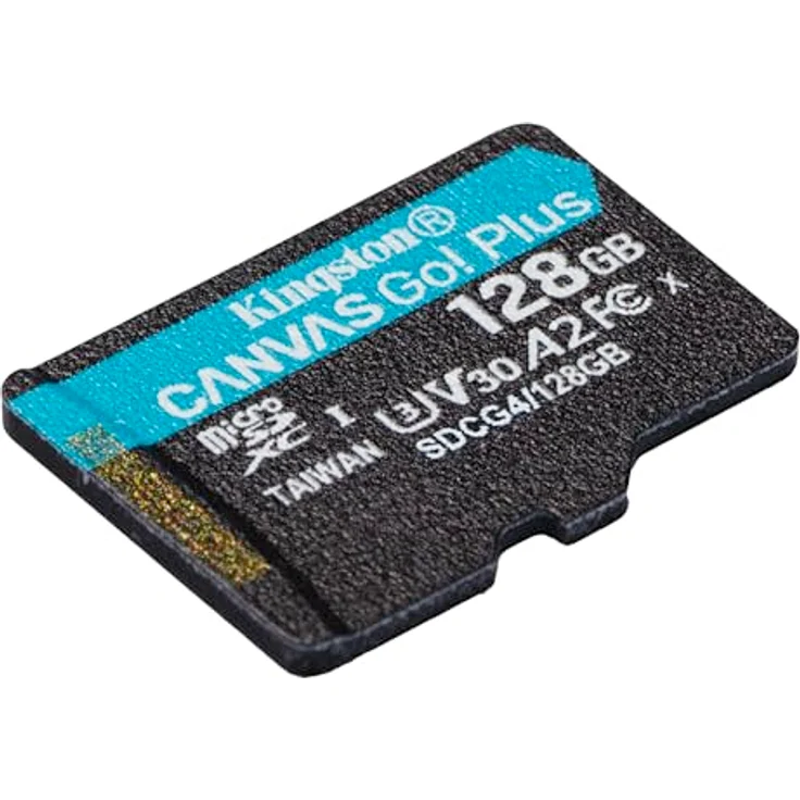 Kingston Canvas Go Plus microSDXC Speicherkarte, Gen4 200MB/s, A2 U3 V30, 128GB, für 4K-UHD-Videos und mobiles Gaming – Bild 2