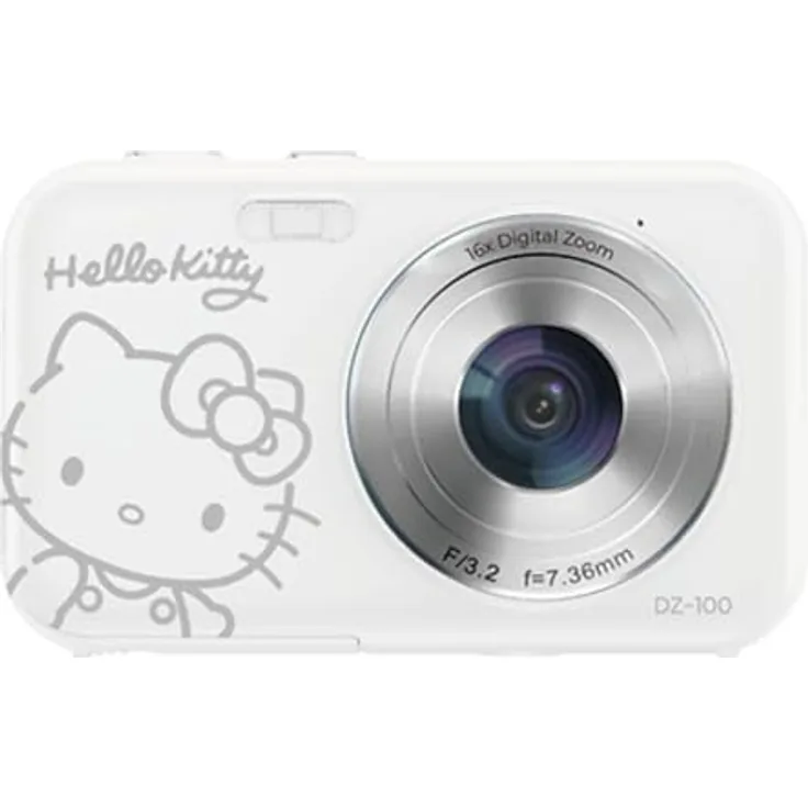 Yashica DZ-100 Hello Kitty, 44 MP Kompaktkamera, 113 g, Weiß