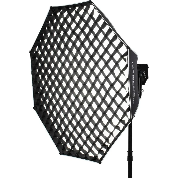 Nanlux Achteckige Softbox 150cm (NLM Mount), Softbox mit Schnell-Setup, für gleichmäßige Lichtverteilung, inklusive Richtgitter und Tragetasche