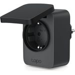 Tapo P410M WLAN Outdoor Steckdose, Smart Home Plug mit Stromzähler, IP54, 3680W/16A, kompatibel mit Alexa, Google Assistant, Siri, SmartThings & Matter