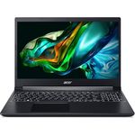 Acer Aspire 7 A715-43G-R0BR, 15.6" FHD IPS Laptop, Ryzen 5 5625U, 8GB RAM, 512GB SSD, RTX 3050, Win 11 - Schwarz