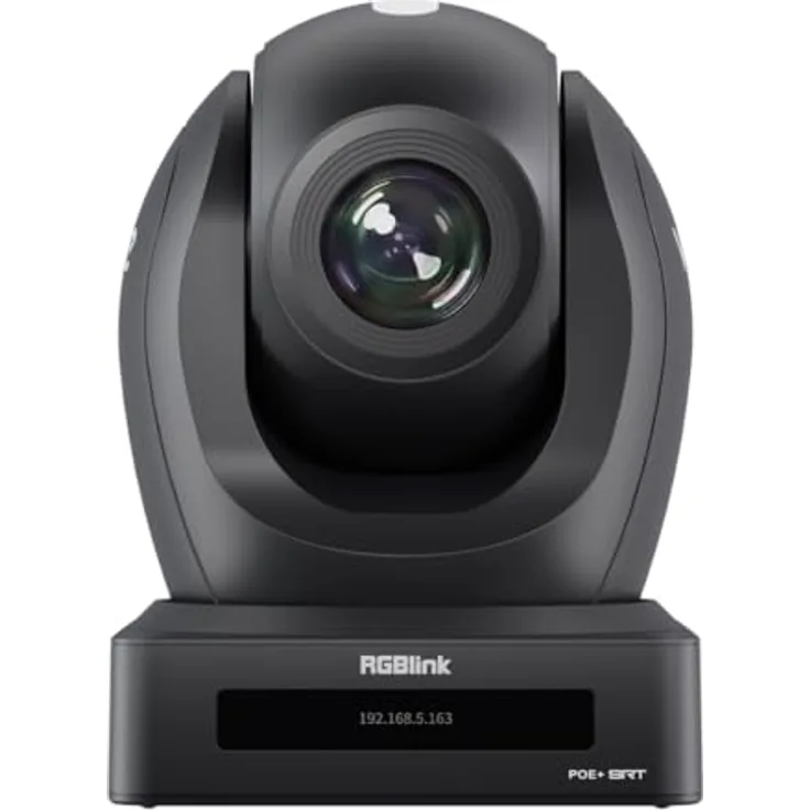 RGBlink Gen2 VUE PTZ Kamera, 4K mit 20x optischem Zoom, AI-Tracking und geräuschlosem Gimbal