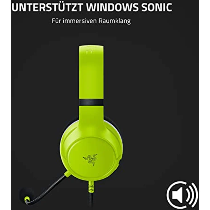 Razer Kaira X for Xbox Headset ohrumschließend kabelgebunden 3,5 mm Stecker Electric Volt für Xbox Series S, Xbox Series X – Bild 5