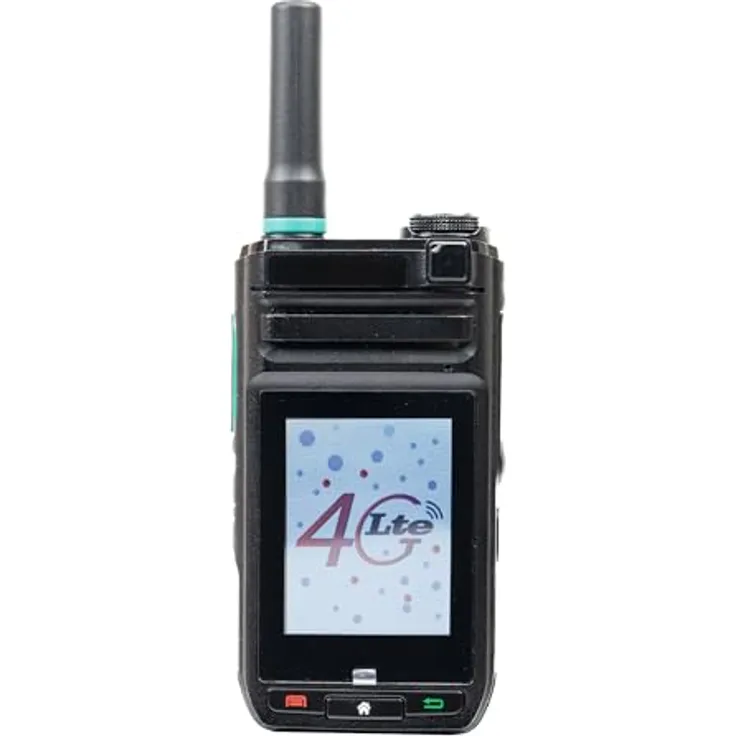 PNI PNI-3588S-S Walkie-Talkie Handfunkgerät, tragbar mit 2,4 Zoll Farbdisplay, GSM 4G, Dual-Kamera, IP68, 3800 mAh Akku