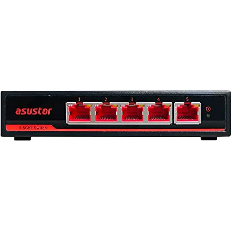 Asustor 5 Port 2.5G Ethernet Unmanaged Netzwerk Switch, Plug and Play | ASW205T – Bild 2