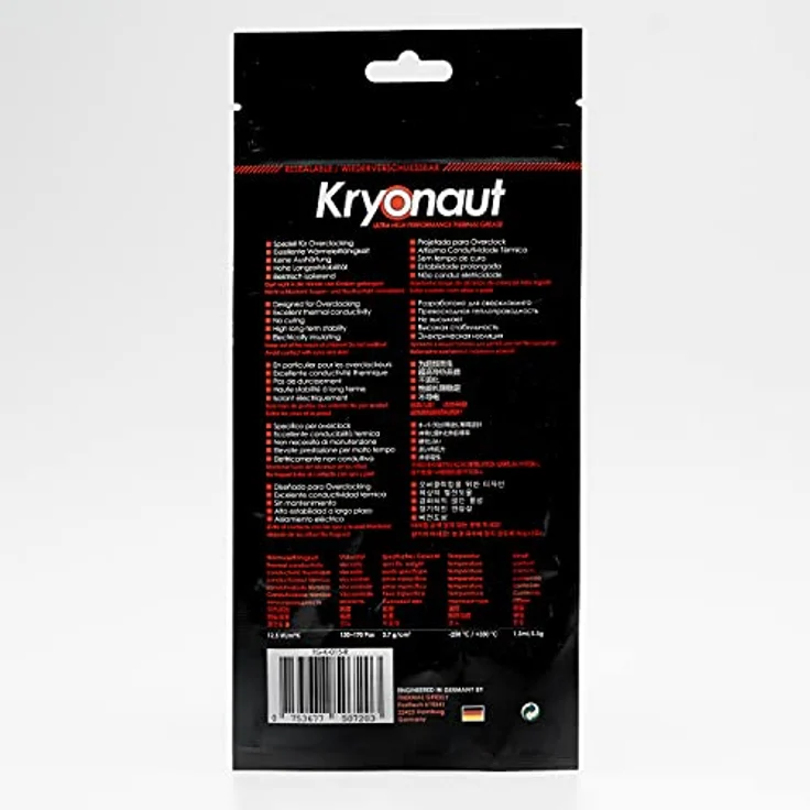 Thermal Grizzly Kryonaut Wärmeleitpaste, 5,55 Gramm – Bild 5