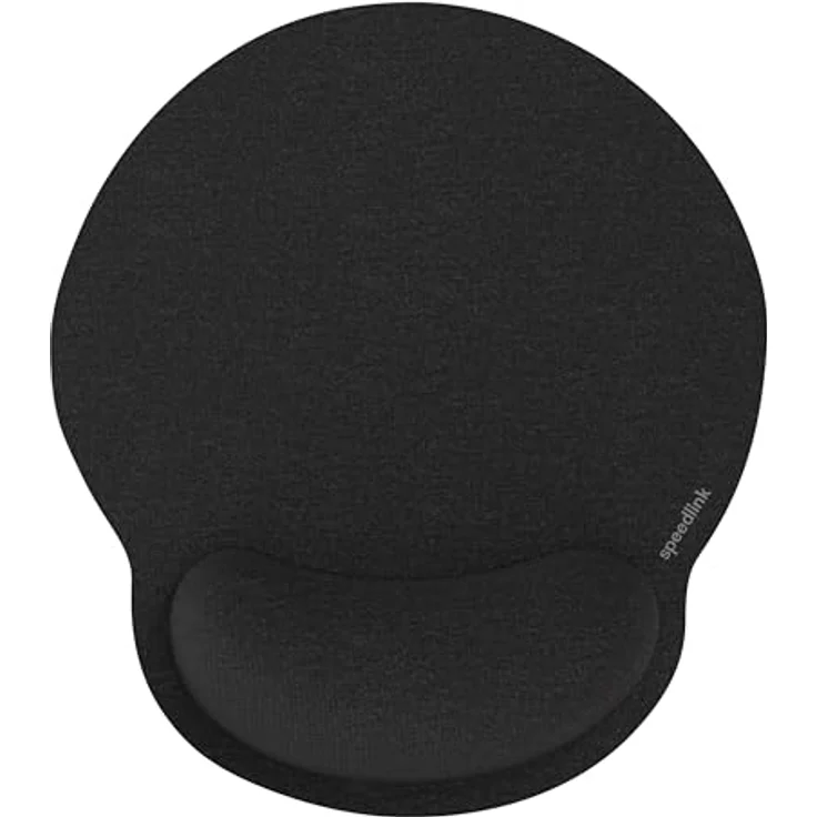 Speedlink VELLU Memory Foam Mousepad, ergonomisches Mauspad mit rutschfester Handauflage, schwarz – Bild 2