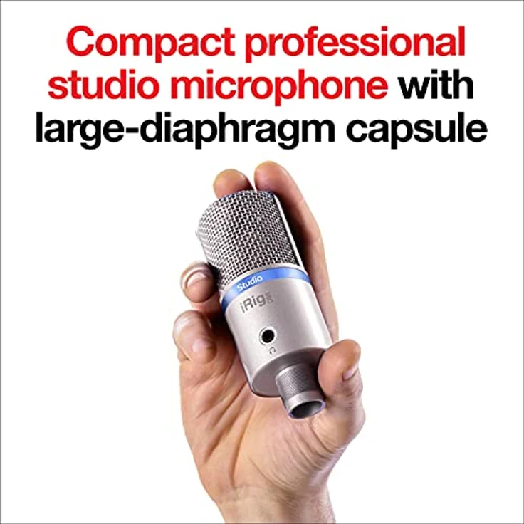 IK Multimedia iRig Mic Studio Mikrofon schwarz – Bild 3